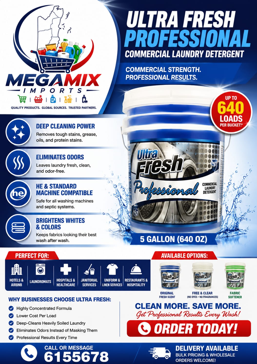 Ultra Fresh Professional detergent
