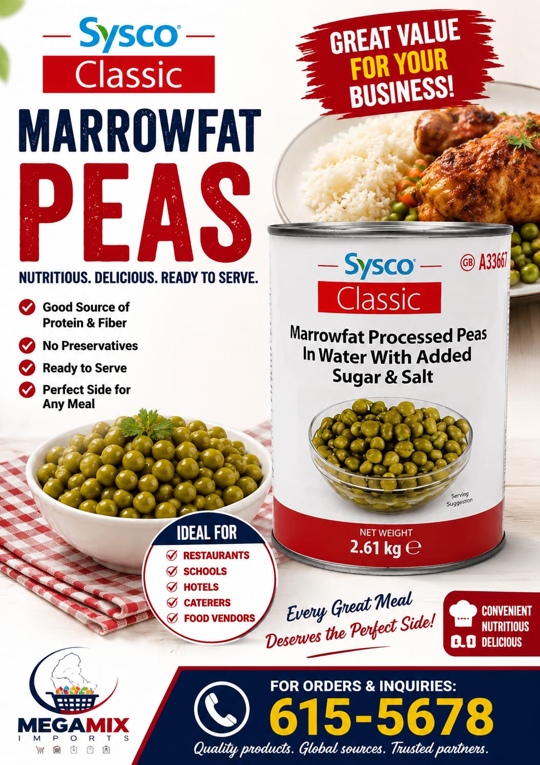 Sysco Classic marrowfat peas